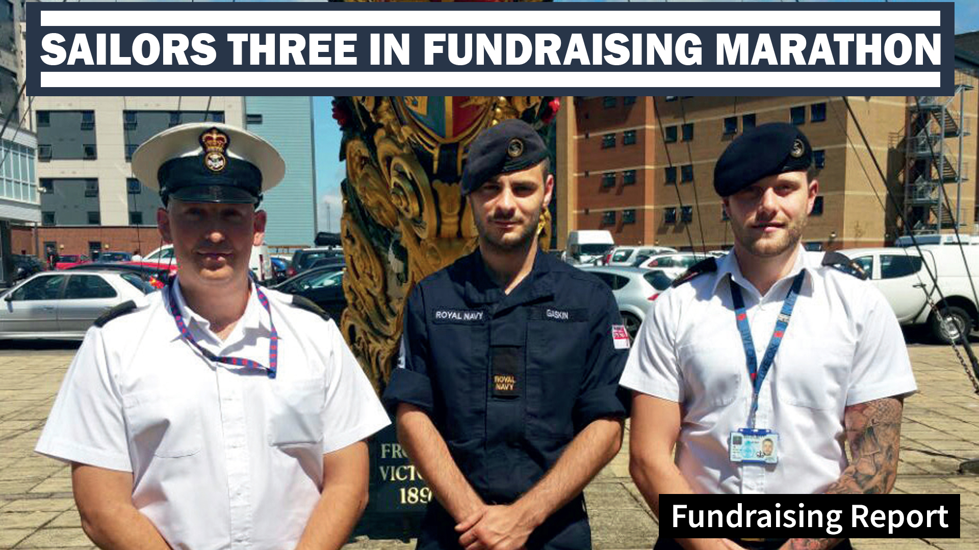 Sailors Three in fundraising marathon